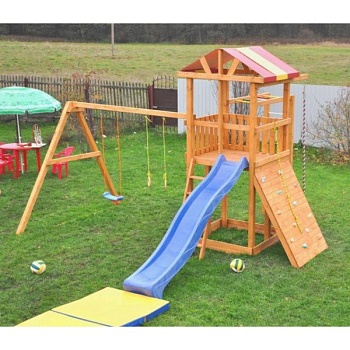 Детская игровая деревянная площадка для дачи "Asta 28"