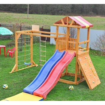 Детская игровая деревянная площадка для дачи "Asta 6"